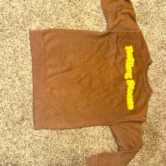 The Rolling Stones Brown Women’s crew neck sweatshirt with Graphic Design - Picture 4 of 4